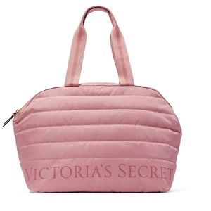 NEW Victorias Secret QUILTED Tote Bag